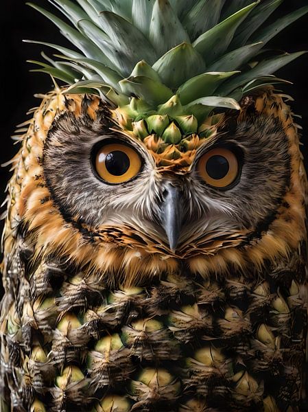Auge in Auge mit der Ananas-Eule von Retrotimes