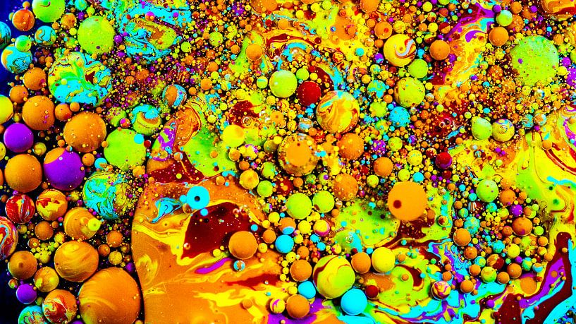 Regenboog bubbels von Rob Smit