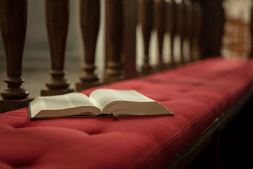bible in church by anne droogsma