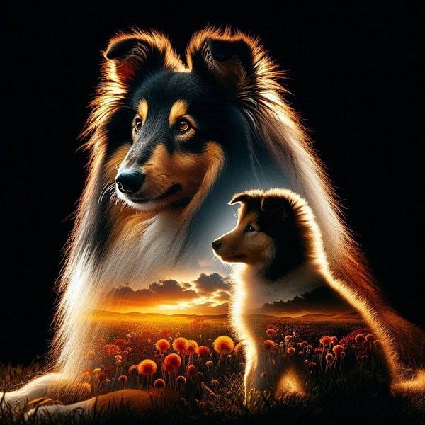 Collie by Moni Baum
