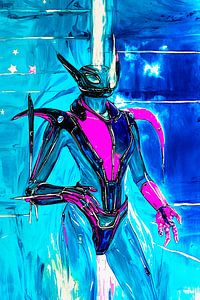 Alien-Woman abstract