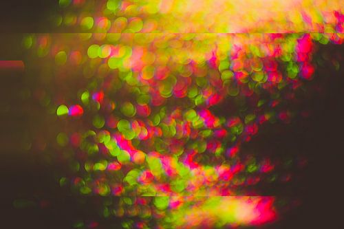 Bokeh glitch art