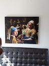 Kundenfoto: Das Mädchen mit dem Perlenohrgehänge -  das Milchmädche - Johannes Vermeer von Lia Morcus