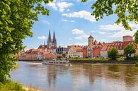 Regensburg im Sommer von Jan Schuler Miniaturansicht