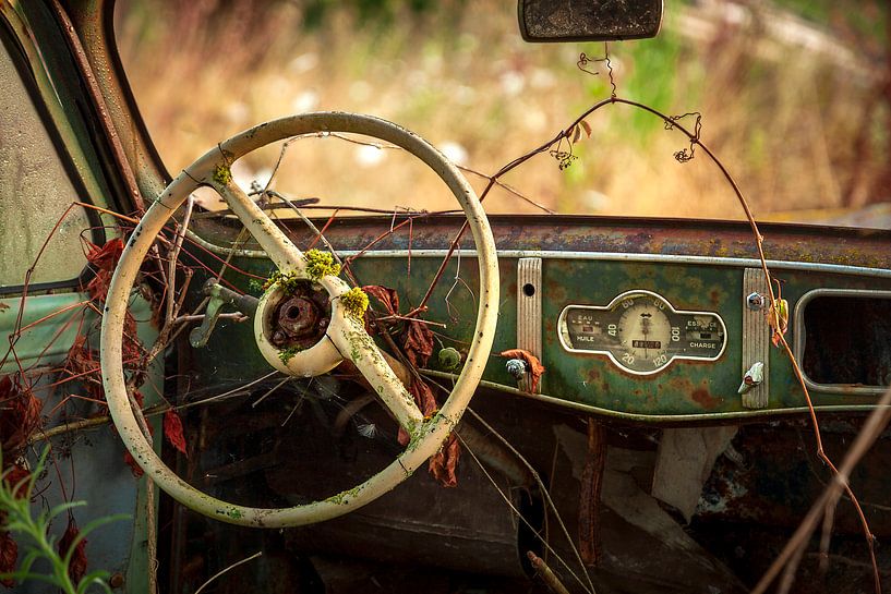 Interior Renault Juvaquatre by Halma Fotografie