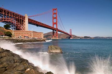 Golden Gate Bridge & Fort Point sur Melanie Viola