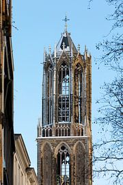 The lantern of the Dom in Utrecht seen from the Zadelstraat. by André Blom Fotografie Utrecht
