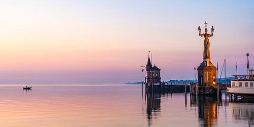 Pêcheur et Imperia à Constance, au bord du lac de Constance