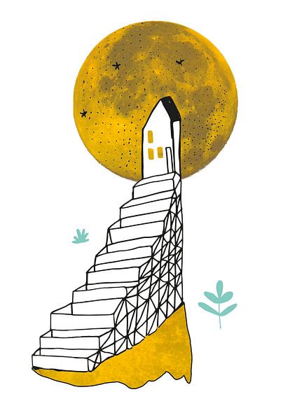 Stairway to the Moon von Jolijn Ceelen