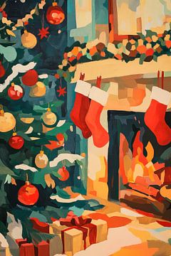 Kerstmagie van Poster Art Shop