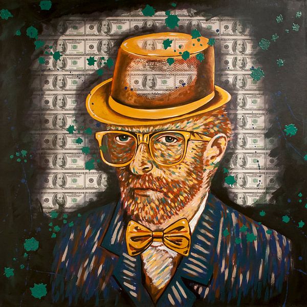 Vincent vs dollars et or par KleurrijkeKunst van Lianne Schotman
