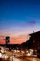 Sonnenuntergang mit Stern