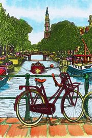 Prinsengracht Westerkerk Amsterdam von Hendrik-Jan Kornelis