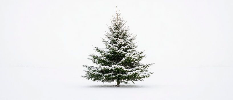 Winter fir tree by Poster Art Shop