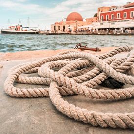 Venetian Port Crete Rethymnon by Sven Hilscher