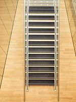 Stairs at the Stedelijk Museum Amsterdam