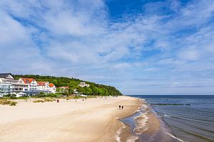 Strand an der Ostseeküste in Bansin auf der Insel Usedom