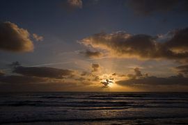 Sonnenuntergang bei der Nordsee von Barbara Brolsma