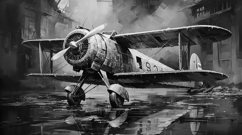 Propellerflugzeuge aus den 1920er Jahren auf der Landebahn von Animaflora PicsStock