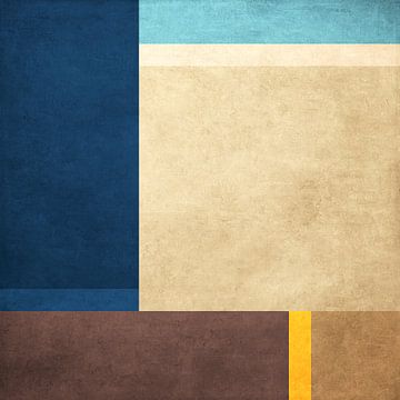 Vierkante vormen nr. 4 van Adriano Oliveira