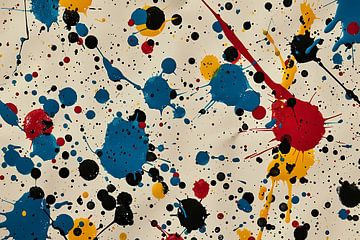 Abstract kleurexplosie van Art & Soul Creations