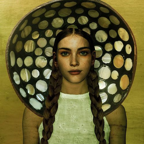 Popart Beauty Mosaic Crown Gold