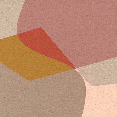 Modern retro. Abstracte en geometrische vormen nr. 20