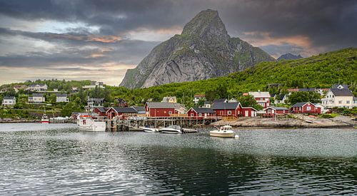 Schone haven op de Lofoten