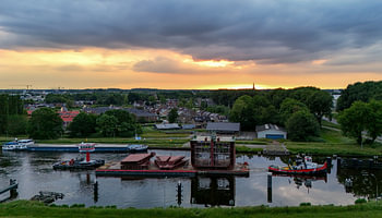 Tugboat and ship section