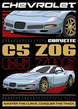 Chevrolet Corvette C5 Z06 Car by Adam Khabibi