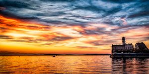 Sonnenuntergang Bodensee Panorama