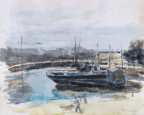 Quai de Hambourg, MAX LIEBERMANN, 1900-1902