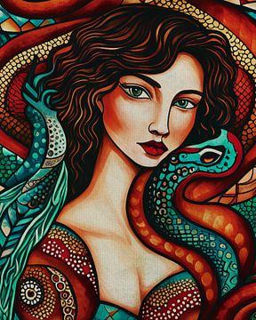 The woman as a mystical subject in art