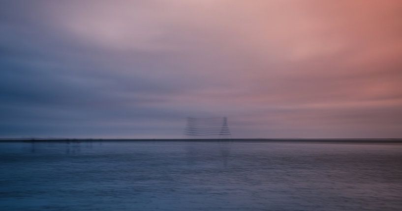 Bewegung während der Exposition im Wattenmeer von peterheinspictures