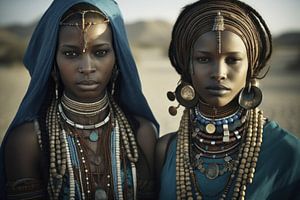 Porträt: "Afrikanische Frauen" von Carla Van Iersel