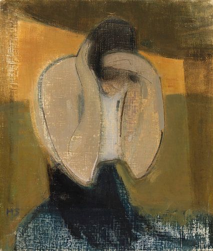 De zigeunervrouw; De Roma-vrouw, 1919, Helene Schjerfbeck