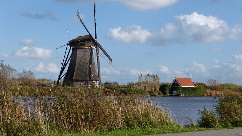 Windmills Kinderdijk by Gijs van Veldhuizen