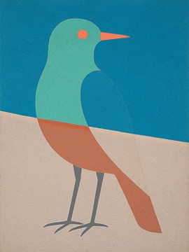 Getarnter Vogel 02 von Fernando Vieira