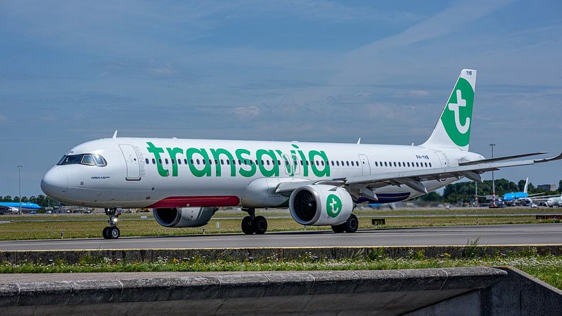 Transavia Airbus A321neo passenger aircraft. by Jaap van den Berg