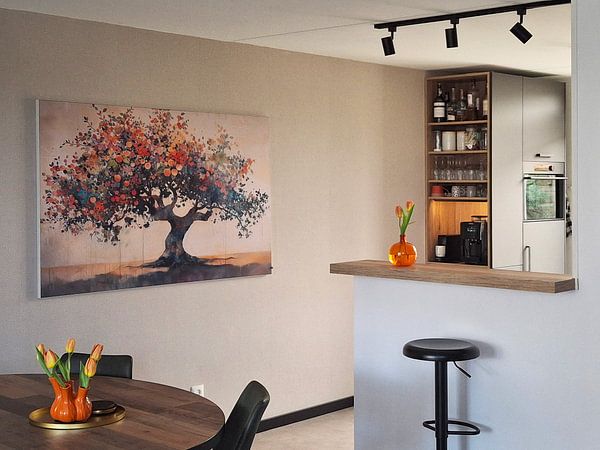 Colourful Tree Painting | Eternal Spring Magic