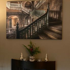 Kundenfoto: Lost Place - Villa "ums Eck" von Carina Buchspies, auf leinwand
