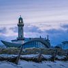 Le phare de Warnemünde et le Teepott sur Christian Möller Jork