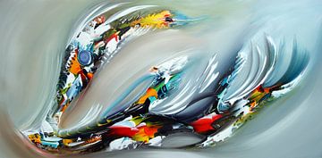 Abstract Crystal van Gena Theheartofart