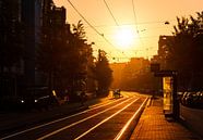 Lever de soleil sur Amsterdam Overtoom par Dennis van de Water Aperçu