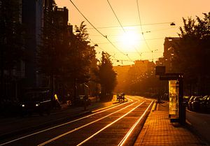 Amsterdam Overtoom Sonnenaufgang