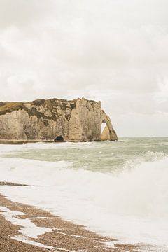 Falaise d'Aval Etretat I by Patrycja Polechonska