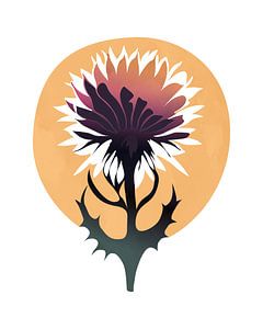 Whimsical thistle