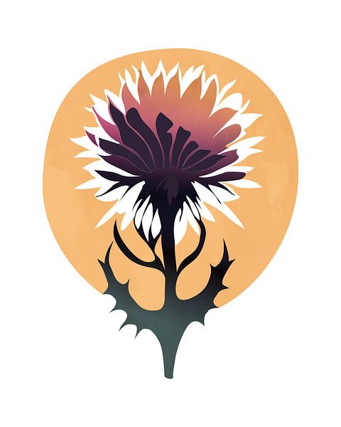 Whimsical thistle