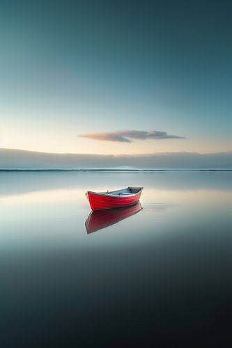Boat on a calm ocean