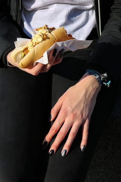 C'est savoureux ! La malbouffe. Hot Dog. par Alie Ekkelenkamp